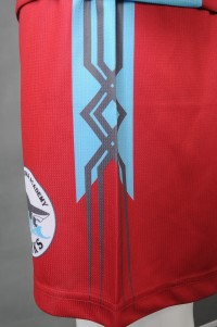 WTV177   Sample customized basketball sports suit online ordering color matching sports suit printing logo red+gray   authentic basketball jerseys   tournament  jersey    youth basketball jerseys detail view-5